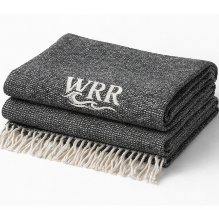 WRR Signature Blanket - Charcoal Grey - Image 3