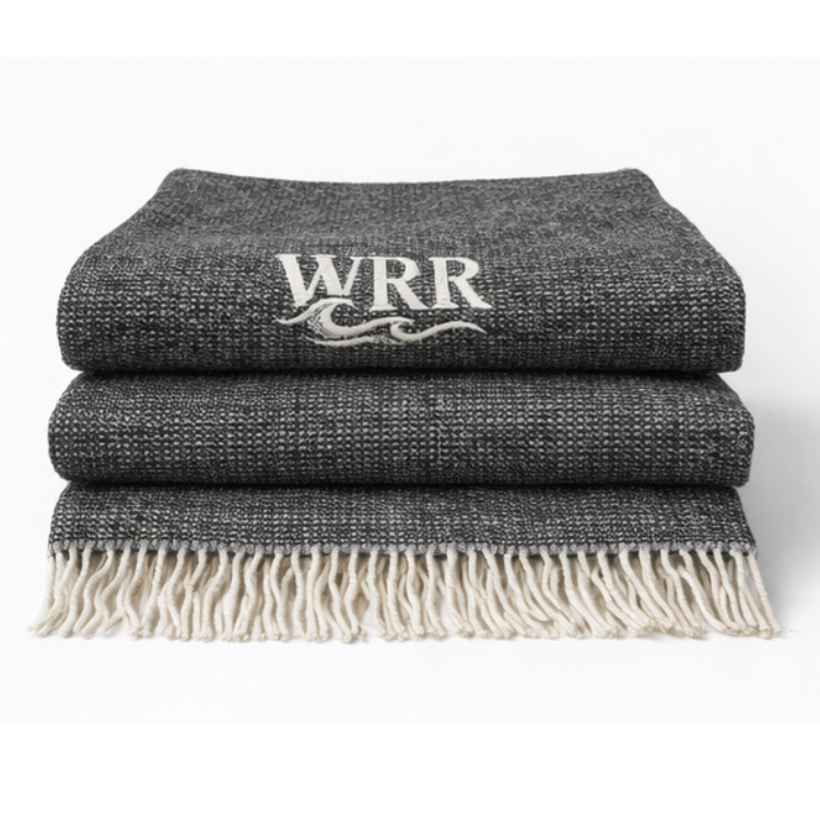 WRR Signature Blanket - Charcoal Grey - Image 5