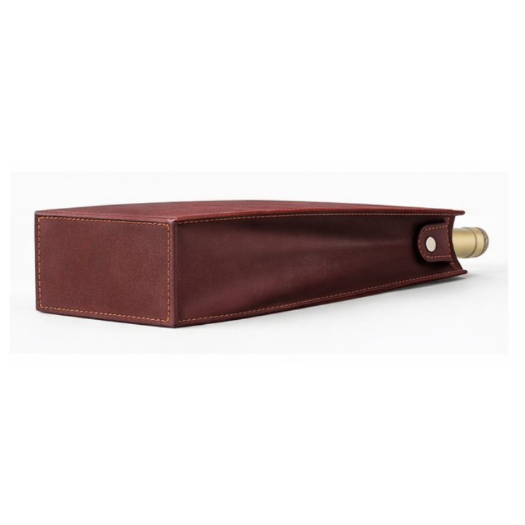 WRR Wine Bottle Carrier - Brown - Image 2