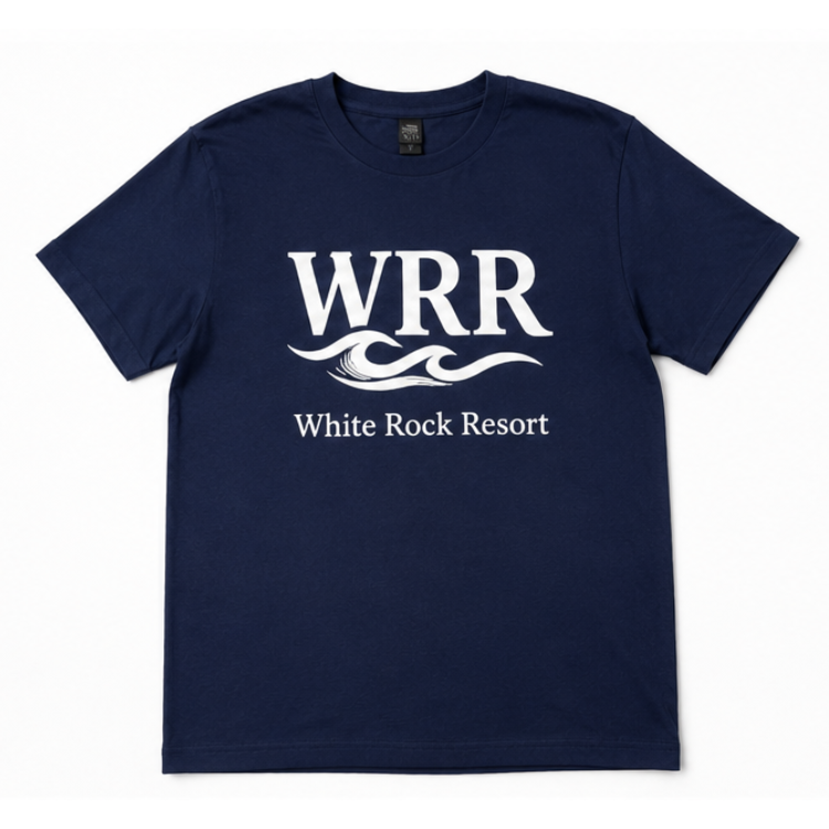 WRR Resort Logo T-Shirt – Navy - Image 3