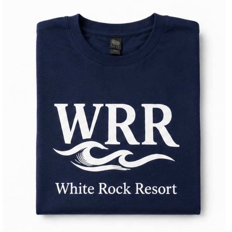 WRR Resort Logo T-Shirt – Navy - Image 4