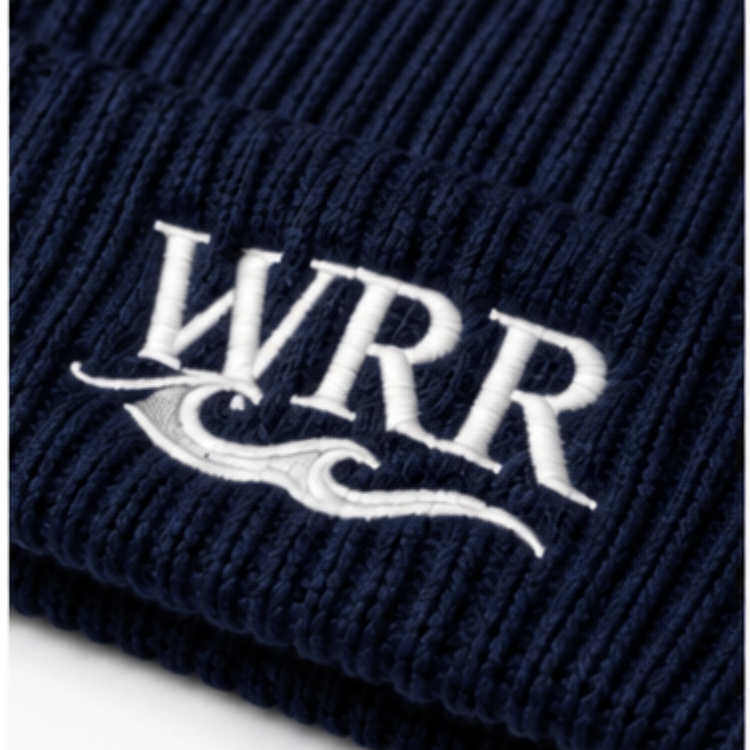 WRR Signature Knit Beanie – Navy - Image 5