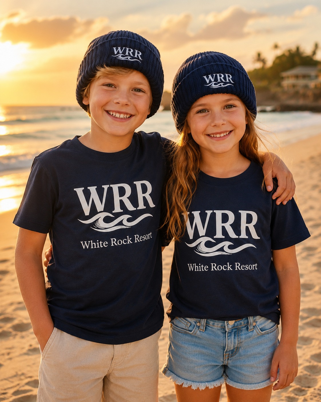 WRR Signature Knit Beanie – Navy - Image 4