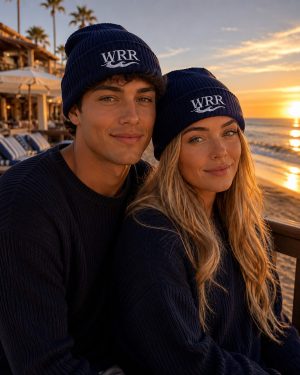 WRR Signature Knit Beanie – Navy